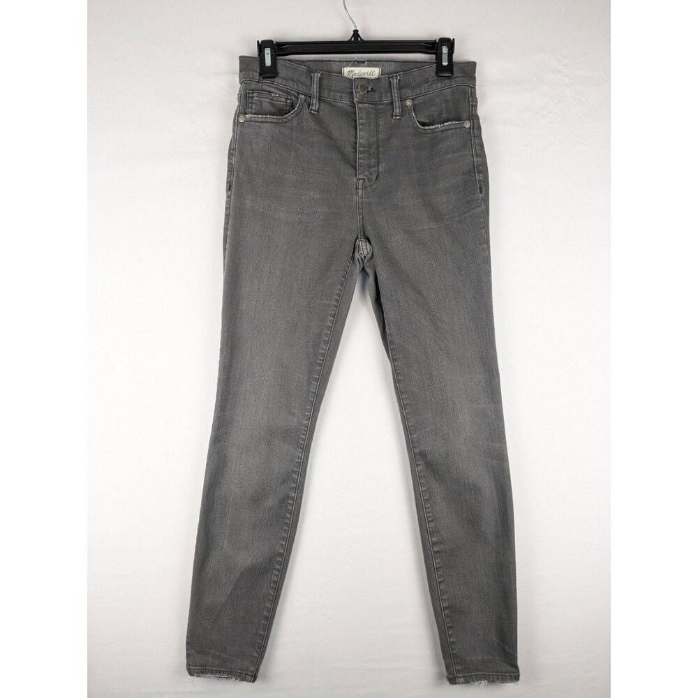 Madewell Jeans Womens Size 28 Gray High‎ Riser Skinny